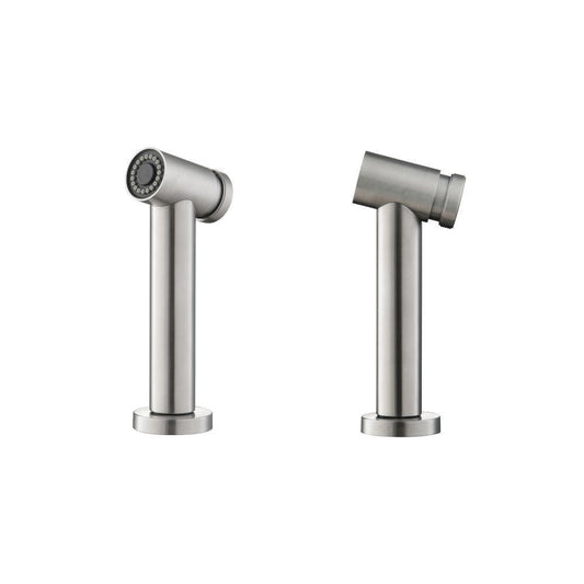 Flusso K.1500 Tanz - Stainless Steel Kitchen Faucet With Side Sprayer