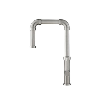 Flusso K.1500 Tanz - Stainless Steel Kitchen Faucet With Side Sprayer