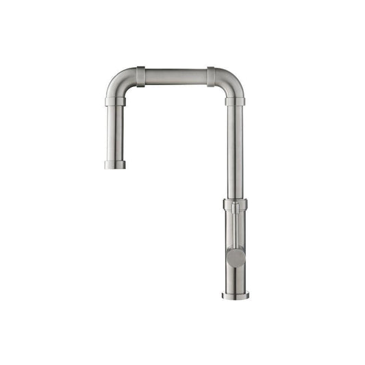 Flusso K.1500 Tanz - Stainless Steel Kitchen Faucet With Side Sprayer