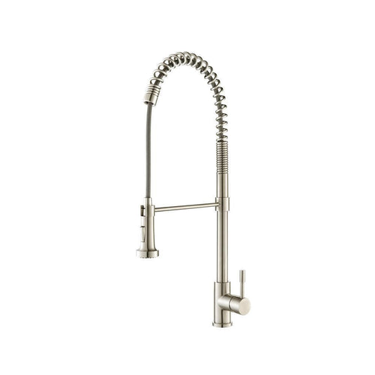 Flusso K.2000 Professio - S - Dual Spray Professional Stainless Steel Kitchen Faucet With Pull Out