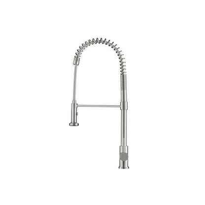 Flusso K.2000 Professio - S - Dual Spray Professional Stainless Steel Kitchen Faucet With Pull Out