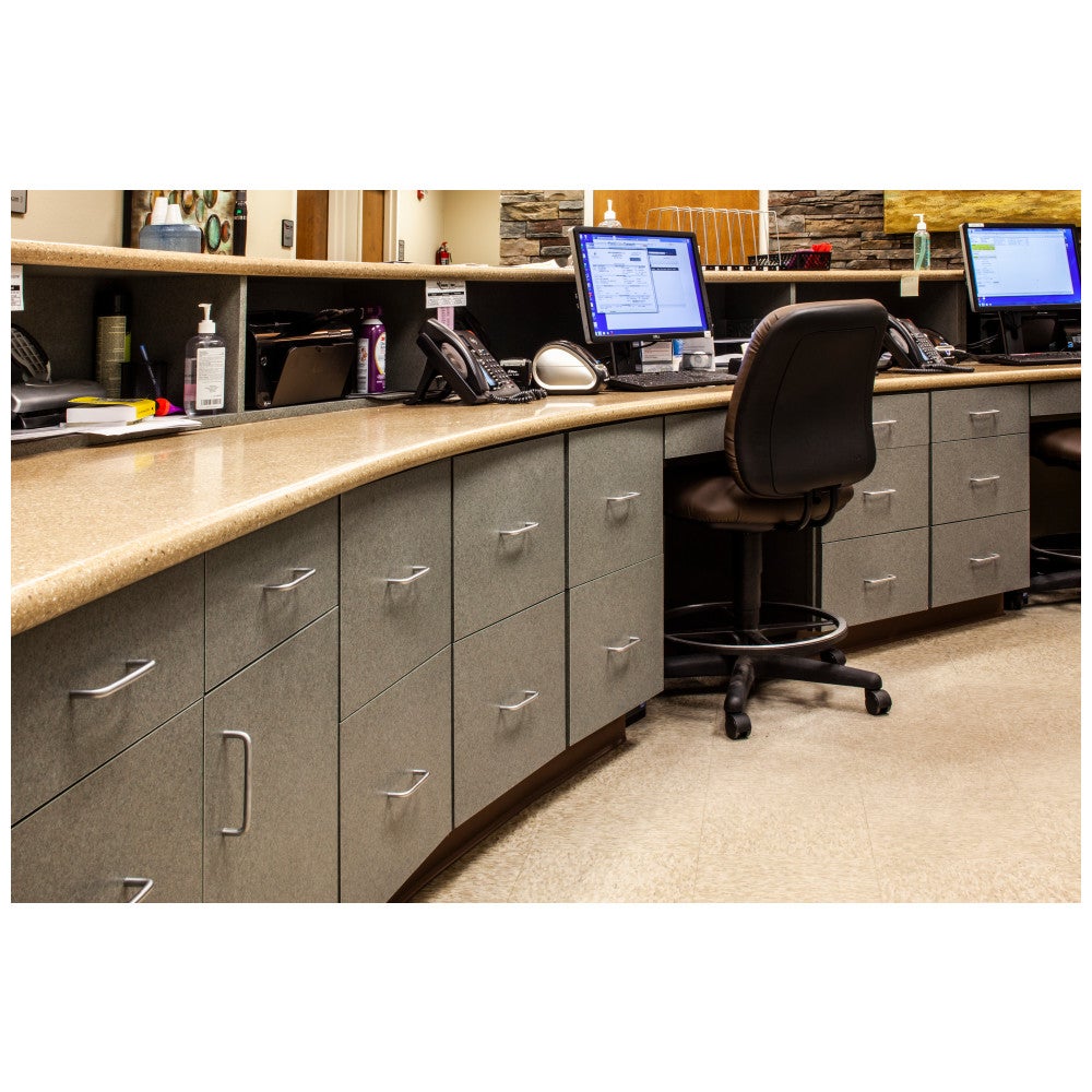 3" Center-to-Center Stainless Steel Torino Cabinet Wire Pull