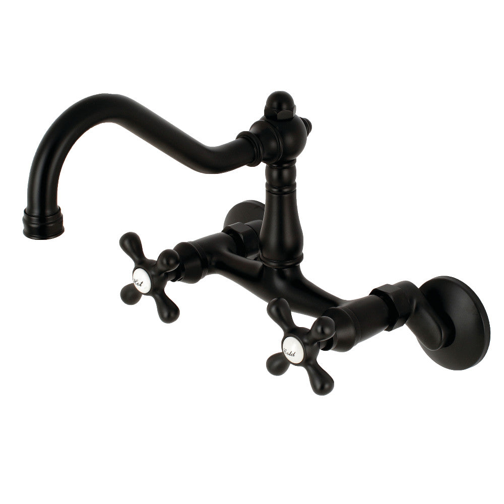 Kingston Brass KS3220AX Vintage Wall Mount Kitchen Faucet, Vintage | Kitchen [Metal] | Kitchen + Metal