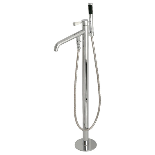 Kingston Brass KS8131DPL Paris Freestanding Tub Faucet with Hand Shower | Faucets | Kitchen + Metal