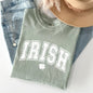 Irish, Retro Lettering, Collegiate, St Patrick's Day Comfort Colors Tshirt
