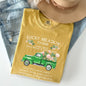Lucky Meadow Farms, St Patrick's Day, Shamrock, Truck Comfort Colors Tshirt