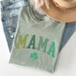 Mama, Shamrock, Collegiate, St Patrick's Day Comfort Colors Tshirt