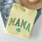 Mama, Shamrock, Collegiate, St Patrick's Day Comfort Colors Tshirt