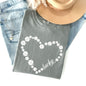 Shamrock Heart, Lucky, St Patrick's Day Comfort Colors Tshirt