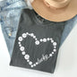 Shamrock Heart, Lucky, St Patrick's Day Comfort Colors Tshirt