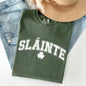Slainte, Gaelic, Health, Luck, Collegiate, St Patrick's Day Comfort Colors Tshirt