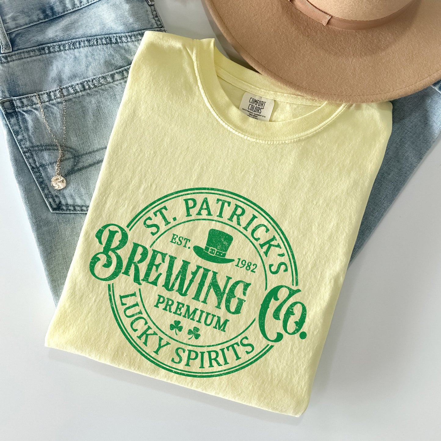 St. Patrick's Brewing, Beer, St Patrick's Day Comfort Colors Tshirt