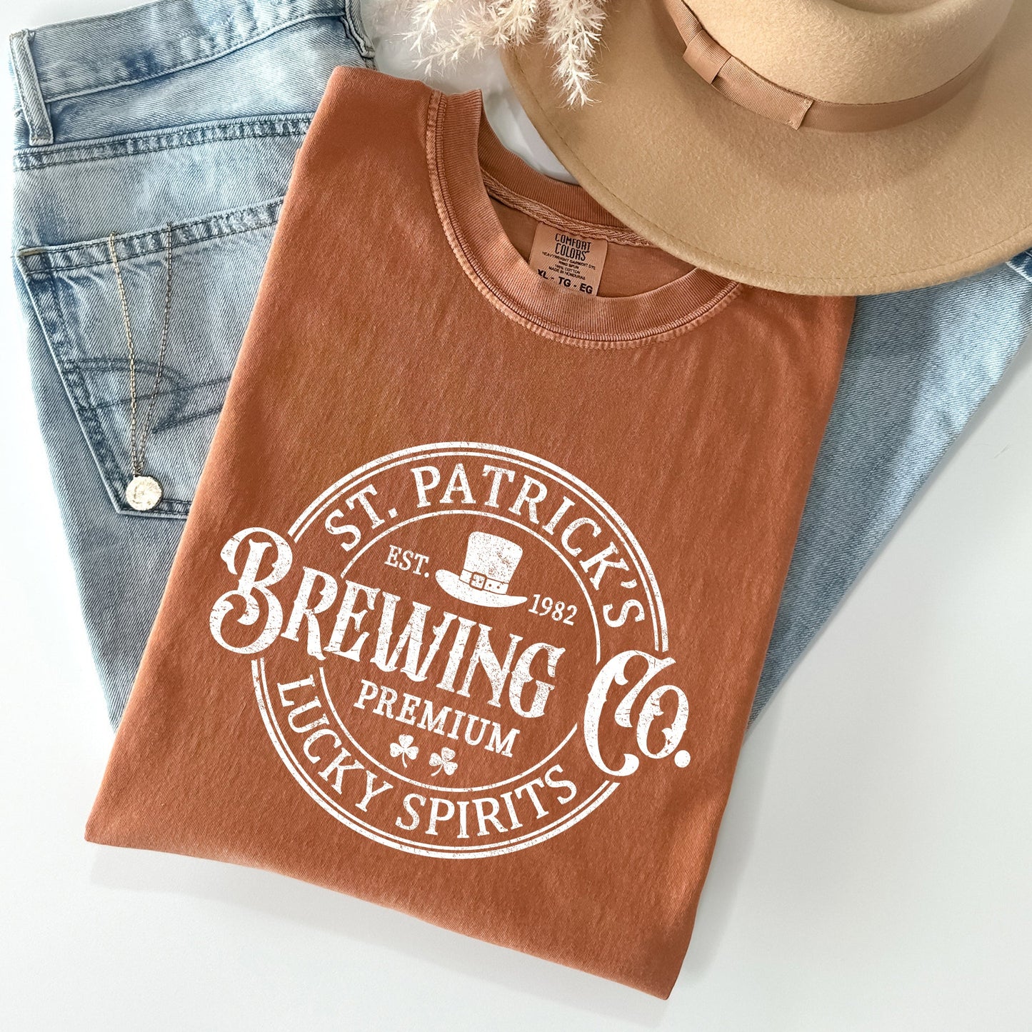 St. Patrick's Brewing, Beer, St Patrick's Day Comfort Colors Tshirt