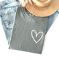 Double Heart, Pocket Print, St Patrick's Day Comfort Colors Tshirt