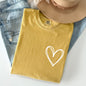 Double Heart, Pocket Print, St Patrick's Day Comfort Colors Tshirt