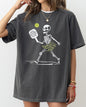 Pickleball Skeleton, Funny, Witch, Aesthetic, Meme, Halloween, Spooky, Costume, Tshirt Comfort Colors T-Shirt
