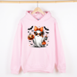 Fancy, Coffee Lover Ghost, Pumpkin, Vintage, Western, Witch, Aesthetic, Meme, Halloween, Costume, Graphic Hoodie, Hooded Sweatshirt