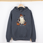 Coffee Lover, Ghost, Vintage, Western, Witch, Aesthetic, Meme, Halloween, Costume, Graphic Hoodie, Hooded Sweatshirt