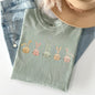 Cute Rabbits In A Row, Easter Comfort Colors Tshirt