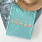 Cute Rabbits In A Row, Easter Comfort Colors Tshirt