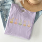 Cute Rabbits In A Row, Easter Comfort Colors Tshirt