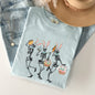 Dancing Easter Skeleton, Rabbit, Bunnies Comfort Colors Tshirt