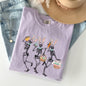 Dancing Easter Skeleton, Rabbit, Bunnies Comfort Colors Tshirt