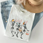 Dancing Easter Skeleton, Rabbit, Bunnies Comfort Colors Tshirt