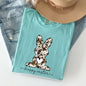 Easter Bunny, Happy Easter Rabbit, Cow Print Comfort Colors Tshirt