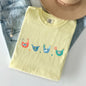 Easter Chickens and Eggs, Spring, Colorful Comfort Colors Tshirt