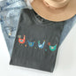 Easter Chickens and Eggs, Spring, Colorful Comfort Colors Tshirt