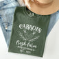 Farm Fresh Carrots, Peter Cottontail, Retro Farm Sign, Easter Comfort Colors Tshirt