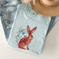 Folk Art Rabbit, Easter, Scandinavian Comfort Colors Tshirt