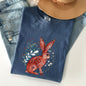 Folk Art Rabbit, Easter, Scandinavian Comfort Colors Tshirt