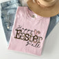 Happy Easter Y'all, Leopard Print, Rabbit Comfort Colors Tshirt