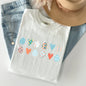 Hearts and Eggs, Colorful Easter Comfort Colors Tshirt