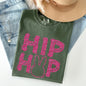 Hip Hop, Retro Glitter Effect, Bunny, Rabbit, Easter Comfort Colors Tshirt