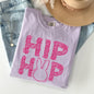 Hip Hop, Retro Glitter Effect, Bunny, Rabbit, Easter Comfort Colors Tshirt