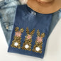 Leopard Print Easter Bunnies, Easter Rabbit Comfort Colors Tshirt