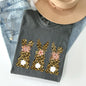 Leopard Print Easter Bunnies, Easter Rabbit Comfort Colors Tshirt