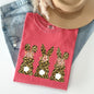 Leopard Print Easter Bunnies, Easter Rabbit Comfort Colors Tshirt
