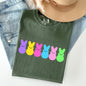 Retro Peeps, Easter Candy, Rabbit, Bunny Comfort Colors Tshirt
