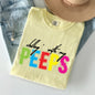 Chilling With My Peeps, Easter, Retro Candys Comfort Colors Tshirt