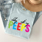 Chilling With My Peeps, Easter, Retro Candys Comfort Colors Tshirt
