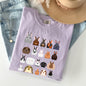 Colorful Rabbit Breeds, Rabbits In A Row, Easter Comfort Colors Tshirt