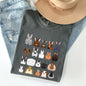 Colorful Rabbit Breeds, Rabbits In A Row, Easter Comfort Colors Tshirt