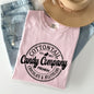 Cottontail Candy Company, Retro Sign, Easter Comfort Colors Tshirt