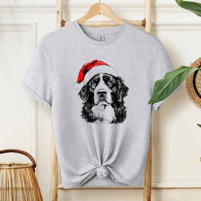 Bernese Mountain, Santa, Dog, Christmas, Dog Lover, Pet T-Shirt Comfort Colors T-Shirt