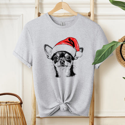 Chihuahua, Santa, Dog, Christmas, Dog Lover, Pet T-Shirt Comfort Colors T-Shirt