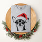 Chihuahua, Santa, Dog, Christmas, Dog Lover, Pet T-Shirt Comfort Colors T-Shirt